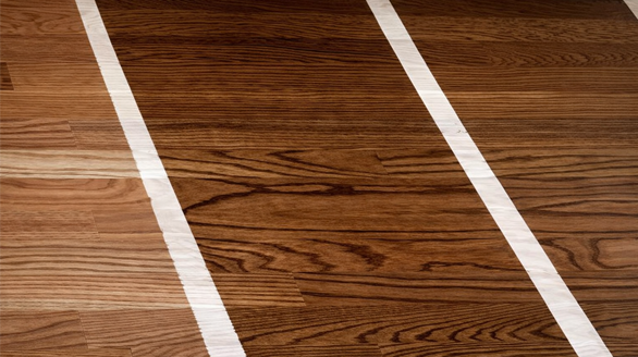 wood grain variations with white tape dividers wider
